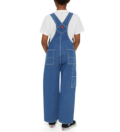 Dickies Overalls - Kids Denim Bib - Indigo Blue