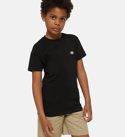Dickies Stuttermabolur - Youth Mapleton - Prjóna Black