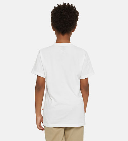 Dickies Stuttermabolur - Youth Mapleton - Hvítur