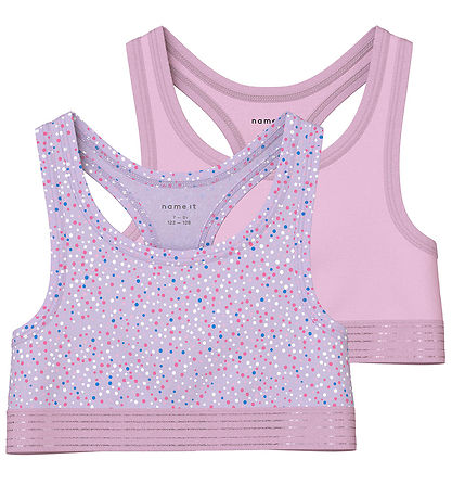 Name It Top - NkfShort - Noos - 2er-Pack - Pastel Flieder