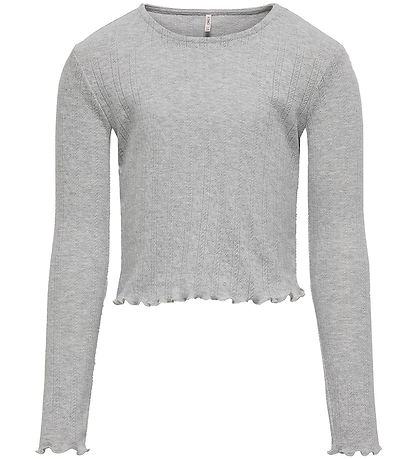 Kids Only Blússa - CookCarlotta - Light Grey Melange