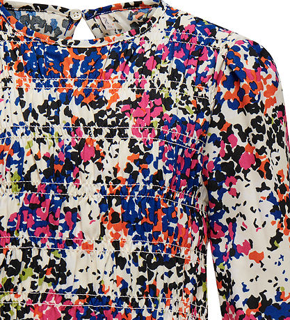 Kids Only Kjóll - LogLuva - Smock - Cloud Dansari/Multi Leo