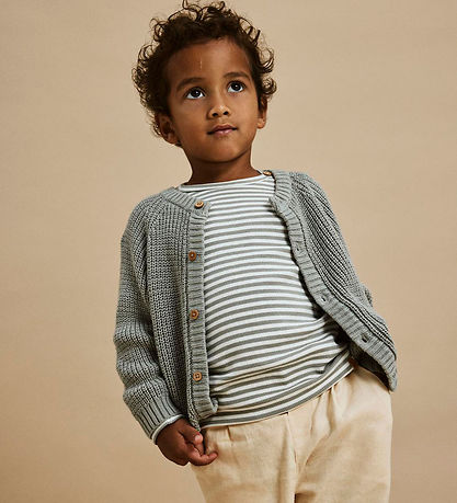 Lil' Atelier Cardigan - Knitted - Noos - NmnEmlen - Limestone