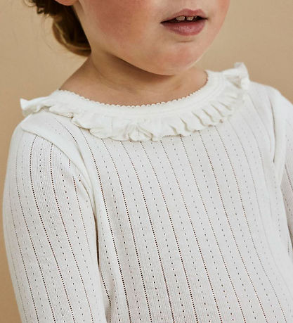 Lil' Atelier Blússa - NmfRachel - Noos - Kókosmjólk