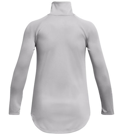 Under Armour Bluse m. Reißverschluss - Tech Grafik - Pechgrau
