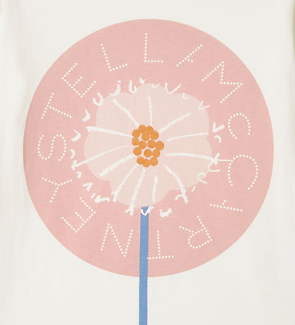 Stella McCartney Kids Blouse - Cream w. Pink