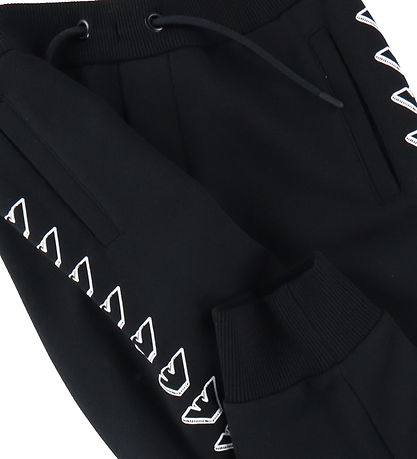 Emporio Armani Jogginghosen - Schwarz m. Weiß
