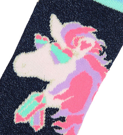 Billieblush Socks - High Socks - Navy/Glitter