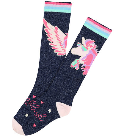 Billieblush Socks - High Socks - Navy/Glitter