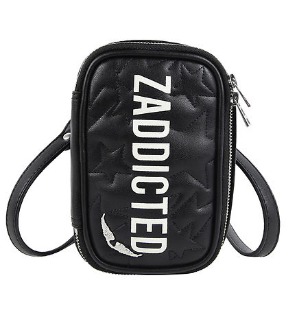 Zadig & Voltaire Axelväska/Magväska - Svart m. Text