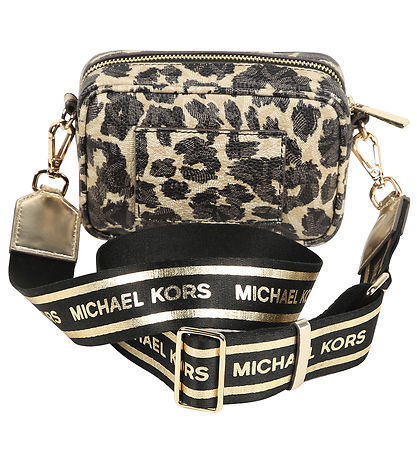 Michael Kors Axelväska - Stone m. Leopardtryck