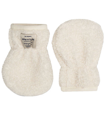 Mini A Ture Fäustlinge - Fleece - MatWolmer - Angora Cream