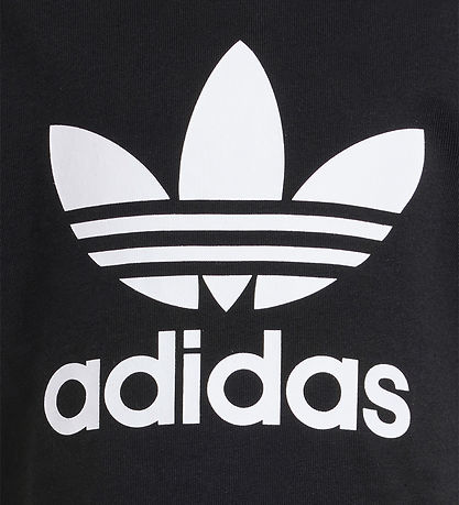 adidas Originals Stuttermabolur - Trefoil - Svart