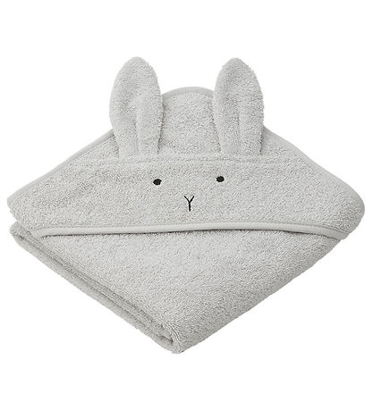 Liewood Vauvan pyyhe - 70x70 cm - Albert - Rabbit Harmaa