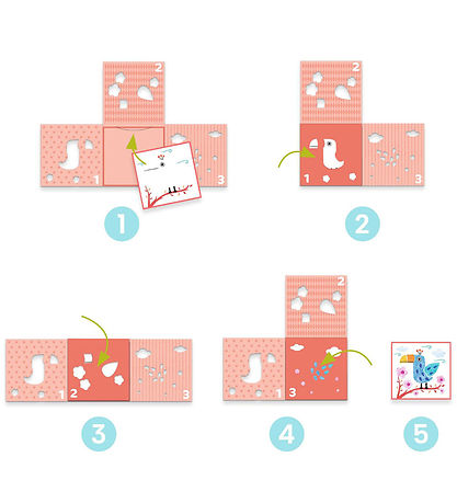 Djeco Colouring Set - 3 Templates