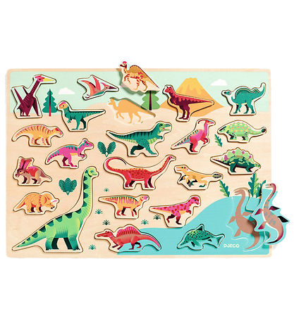 Djeco Jigsaw Puzzle - 22 Bricks - Puzzlo Dino