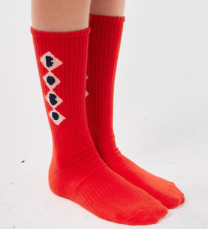 Bobo Choses Socks - Diamonds - Red