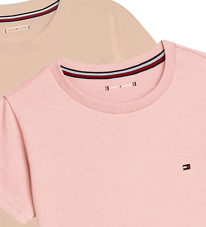Tommy Hilfiger T-shirts - 2er-Pack - Soft Rose/Ausgewogenes Beig