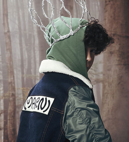 Marni Steppjacke - Denim - M Wüstenblau/Armygrün