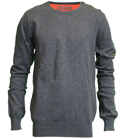 Hound Blouse - Knitted - Dark Grey Melange