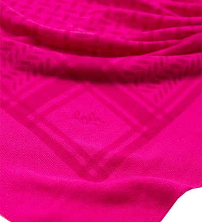 Lala Berlin Scarf - 162x85 - Triangle Trinity - Pink/Azaela