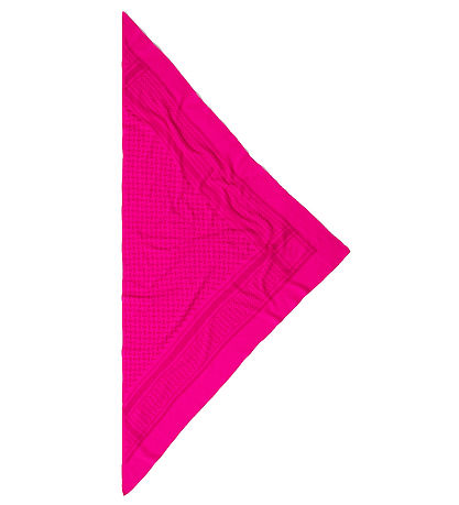 Lala Berlin Scarf - 162x85 - Triangle Trinity - Pink/Azaela