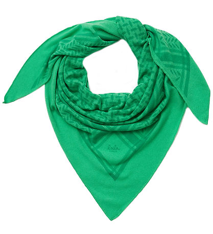 Lala Berlin Scarf - 162x85 - Triangle Trinity - Cra Cra/Green