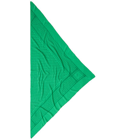 Lala Berlin Scarf - 162x85 - Triangle Trinity - Cra Cra/Green