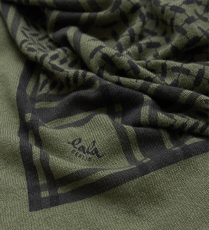 Lala Berlin Scarf - 162x85 - Triangle Trinity - Moss/Asphalt