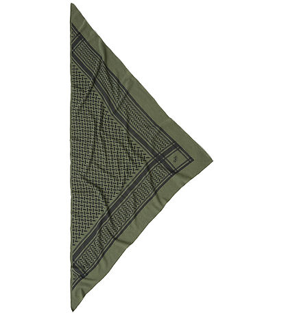 Lala Berlin Scarf - 162x85 - Triangle Trinity - Moss/Asphalt