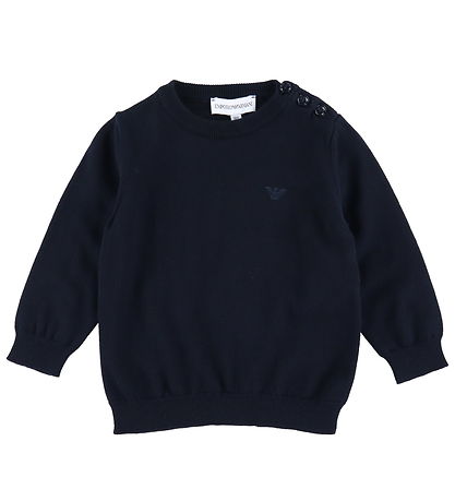 Emporio Armani Blússa - Prjónað - Dökkblátt
