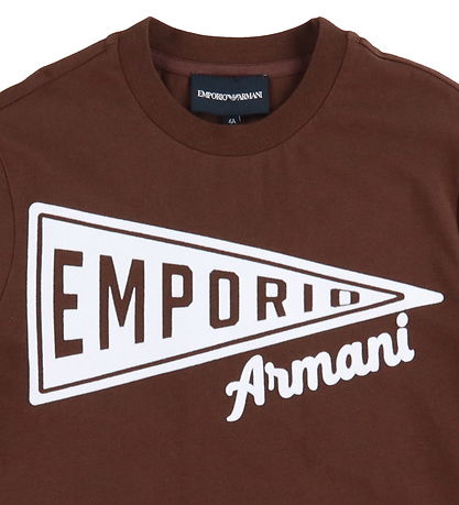Emporio Armani T-Shirt - Witlofkoffie/Wit