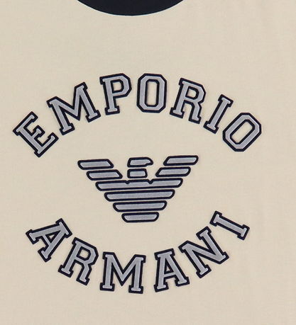 Emporio Armani Stuttermabolur - Oxford Tan/Grá
