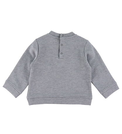 Emporio Armani Sweatshirt - Grey Melange w. White