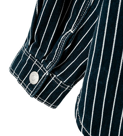 Name It Denim Jacket - NkfMine - Dark Sapphire Stripes