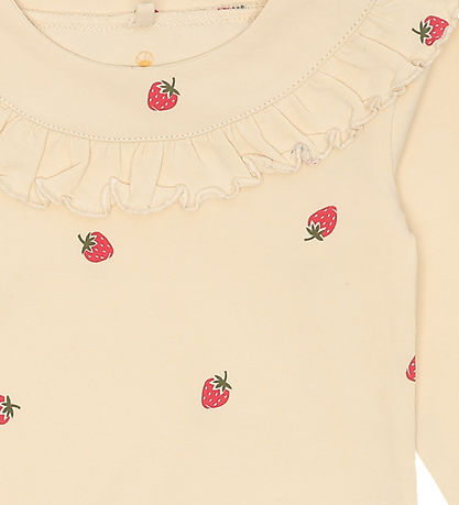 The New Siblings Bodysuit L/æ - TnsLaraWila - Angora Strawberry 