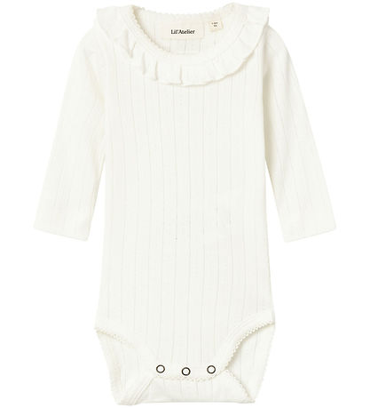 Lil' Atelier Bodysuit L/æ - NbfRachel - Noos - Coconut Milk