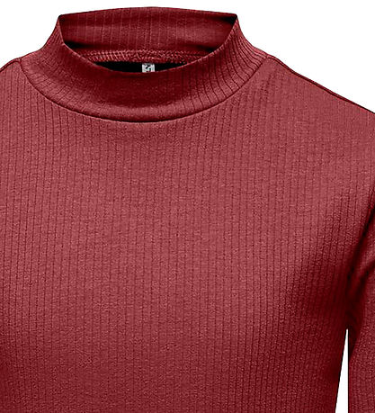 Kids Only Blouse - Rib - Cropped - KogLinea - Syrah