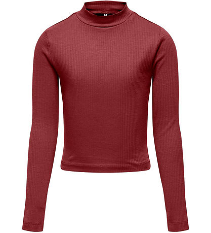 Kids Only Blouse - Rib - Cropped - KogLinea - Syrah