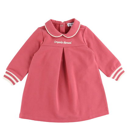 Emporio Armani Sweatkleid - Slate Rose m. Weiß