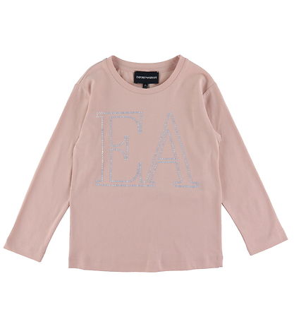 Emporio Armani Bluse - Rose Smoke m. Strassstein
