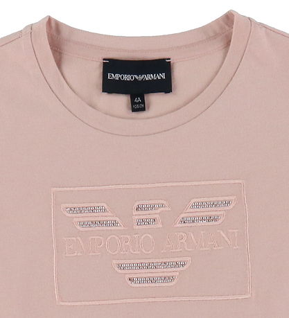 Emporio Armani Blússa - Rose Smoke M. Lógó/Hnoð