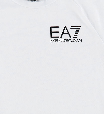 EA7 Stuttermabolur - Hvítur M. Svart