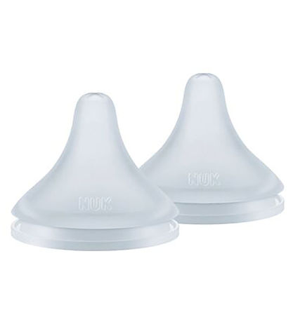 Nuk Baby Bottle Nipples - 2-Pack - Perfect Match - Silicone