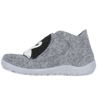 Superfit Slippers - Wool - Happy - Grey/Black