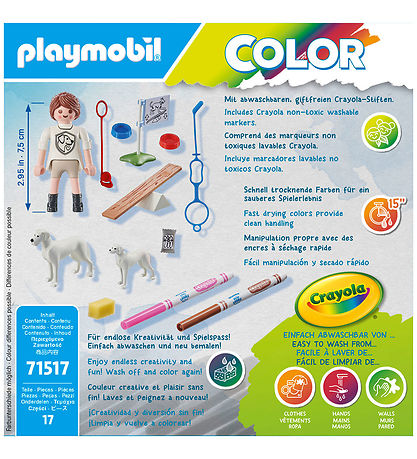 Playmobil Farbe - Hundetrainer - 71517 - 17 Teile