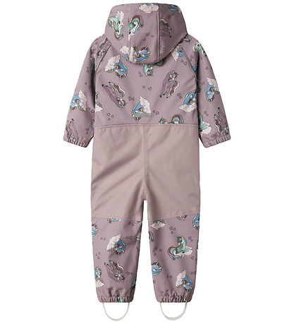 Name It Softshell föt M. Flís - Noos - NmfAlfa08 - Purple Dov
