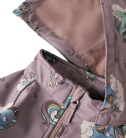 Name It Softshell föt M. Flís - Noos - NmfAlfa08 - Purple Dov