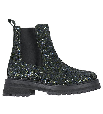 Angulus Boots Chelsea Teal w. Glitter KW RO