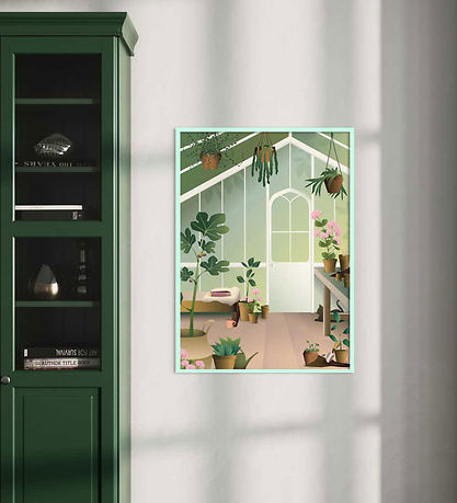 Vissevasse Picture frame - Wood - 50x70 cm - Spring Green